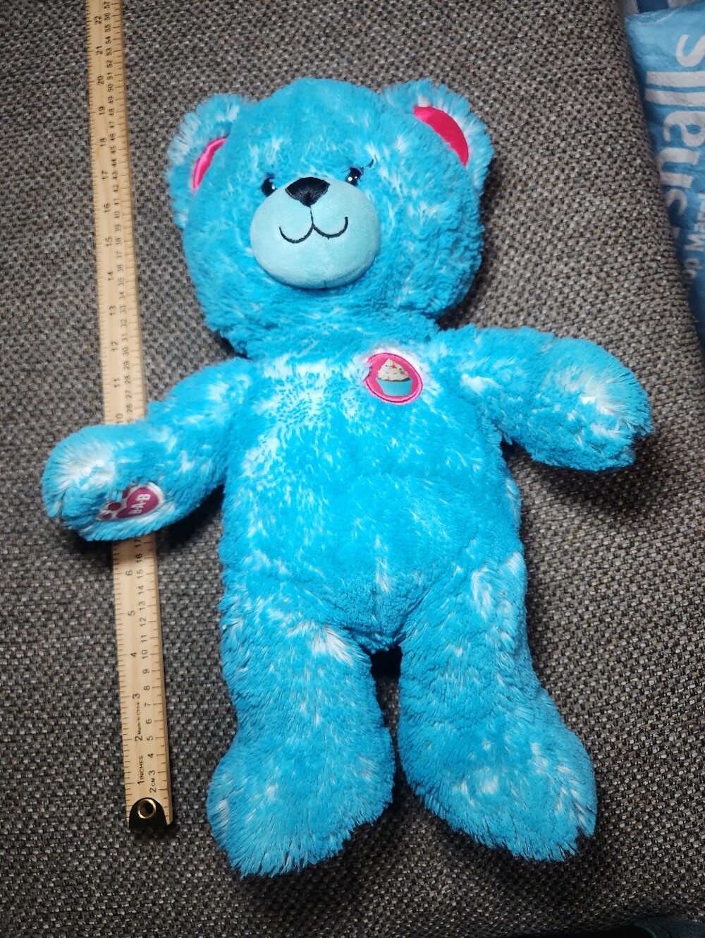 Build-A-Bear Workshop Cakes 'N Treats Blue Cupcake Bear